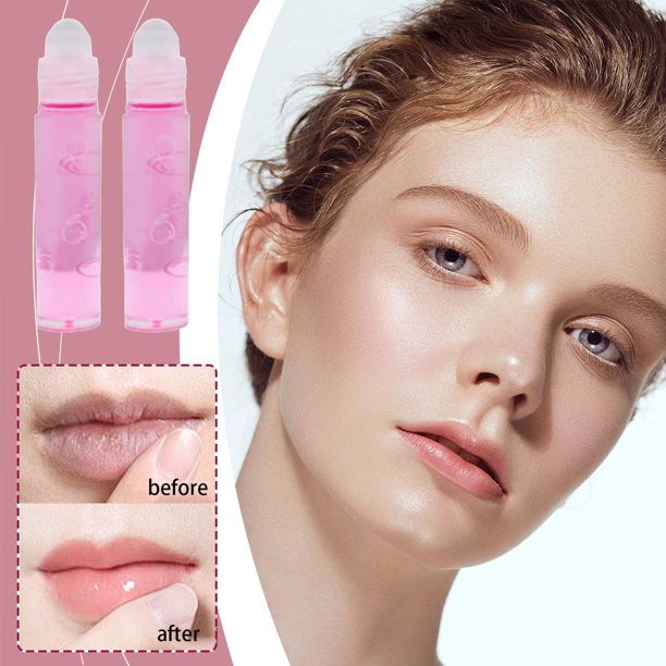 Hot6sl Liquidación de Ahorros de Verano Bálsamo Labial Hidratante Take Bead Lip Oil Water Ball Mouth Oil Incoloro Transparente 16 Ml
