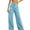 #03 Blue 【Mix, Match & Rotate: Stock Up on Daily Colors】, variant on Women's Soft Polyester Wide Leg Joggers, High Waisted Drawstring Elastic Waist, Deep Pockets Casual Sweatpants, Lounge Workout Fitness Travel Trousers, Womens Pants Long Straight