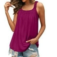 thumbnail image 6 of Mittory Women's Tank Tops Summer Tunics Casual Sleeveless Shirts Ladies Loose Fit Blouses, 6 of 8