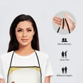 thumbnail image 4 of Cute Ghost Eat Hamburg Aprons for Women Men Waterproof For Kitchen Cooking BBQ Gardening Painting Mechanic, 4 of 5