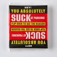 thumbnail image 4 of CDXHOME Bad Parking Cards - 100Pcs You Absolutely Suck At Parking Cards -Funny Parking Violation Tickets with Multi Violation Reasons (3.5 x 2 Inches), 4 of 8