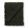thumbnail image 1 of Bouclair Jeté en Tricot Chenille Vert de Base 50x60 Po (127x152 cm), 1 of 8