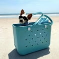 EVA Beach Tote Bag, Extra Large Rubber Tote Bag Waterproof Washableable ...