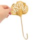 thumbnail image 5 of Houderco 4Ud De Hoja De Ginkgo Dorados En Metal Para Pared Con Hueco Decorativo Y Multifuncional, 5 of 6