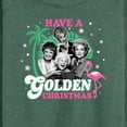 thumbnail image 3 of Golden Girls - Have A Golden Christmas - Women's Lightweight French Terry Long Sleeve Shirt, 3 of 5