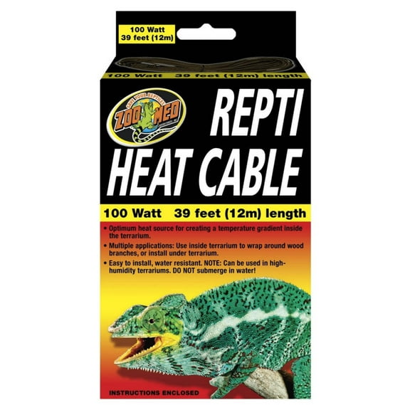 Zoo Med Repti Heat Cable 100 Watts 39 ft