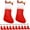 Style A, variant on Topboutique Christmas Stockings,12 Pcs Red Felt Xmas Stockings Bulk,White Cuff with Gold Trim Christmas Socks,Hanging Traditional Xmas Decorative Stockings,Gift Bag for Christmas Tree Ornaments
