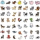 thumbnail image 2 of 100Pcs Cute Animal Stickers,Vinyl Waterproof Stickers for Laptop,Bumper,Skateboard,Water Bottles,Computer,Phone, Cute Animal Stickers for Kids Teens (, 2 of 4