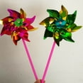 thumbnail image 3 of 100Pcs Lawn Pinwheels Wind Spinners Sunflower Pinwheels Garden Pinwheel Kids, 3 of 8