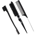 thumbnail image 1 of Pièces Teasing Brush Set Edge Brush And Comb Bristle Hair Brush Teasing Comb Gro, 1 of 5
