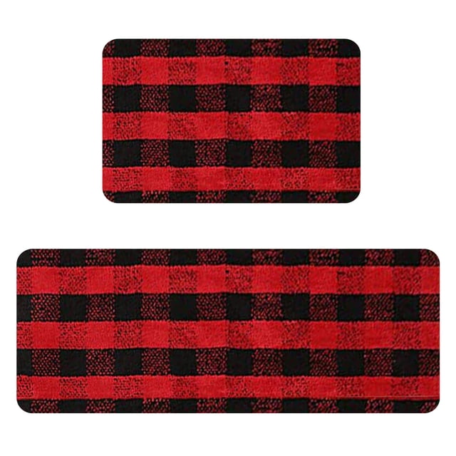 Hearth & Gear Kitchen Carpet (2 ) S Kitchen Carpet Washable Cushion Comfortable Kitchen Carpet Set Knitted Throw Light Blanket Rugs 5 X 8 Thick Bedroom Rug Carpet Rug for Bedroom Pretty Blankets for