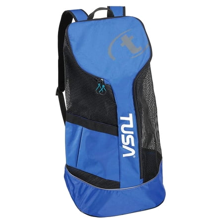 TUSA Mesh Cobalt Blue Scuba Diving Backpack (BA-0103-CBL)