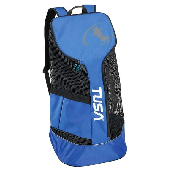 TUSA Mesh Cobalt Blue Scuba Diving Backpack (BA-0103-CBL)