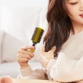 thumbnail image 3 of Manija de madera Peine rizado Secado Curling Hairstyling Roller Cepillo Fino Salón Accesorios de Belleza Travel Damas Herramientas Tipo 5 Methold CE001311-05, 3 of 7