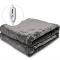 thumbnail image 5 of CozyHom Heated Electric Throw Blanket, Electric Throw 50"x 60" Double-Layer Flannel with 4 Hours Auto-Off 4 Heat Settings ETL Certified For Home & Office, Grey, 5 of 13