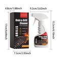 thumbnail image 4 of Fast Acting Heavy Duty Grill Degreaser Spray, BBQ Grill Cleaner for Burnt Food & Grease, Multi Functional Grease Remover for Outdoor Grills Rack Kitchen BBQ Party, 4 of 10