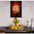 thumbnail image 3 of IBA Indianbeautifulart Panch Mukhi Hanuman Picture Frame Religious Poster Black Wall Frame Deity Photo Frame Wall Decor&nbsp;For Home/ Office/ Temple-6 x 8 Inches, 3 of 7