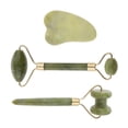 thumbnail image 4 of 3pcs / Set Rodillo de Jade envejecimiento Herramienta de - Rodillo Facial de Jade Natural - Tablero de Yinane Jade Beauty Massage Roller, 4 of 8