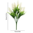 thumbnail image 3 of Elainilye Artificial Lavender Flowers Pick, Simulation Silk Desktop Decoration Flowers, Faux Plants Centerpieces for Wedding Kitchen Garden Patio Home Office Decor, 3 of 6