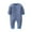 Navy, variant on MEZZALL Baby Boy Girl Flower Print Romper Jumpsuit Playsuits Onesie Cute, 3-6 Months