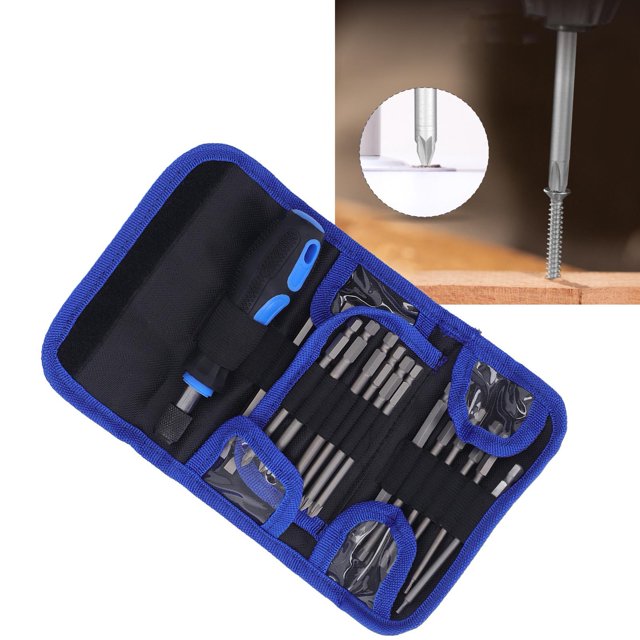 Brocas para destornillador juego de puntas para destornillador resistentes al desgaste 24 piezas multifuncionales para reparación de automóviles ANGGREK Otros