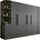 thumbnail image 4 of Kids Wardrobes Closet Closets Armables Wooden Wardrobe Open Shoe Cabinets Display Cabinet Guarda Roupa Casal Bedroom Furniture My Lux Decor Round, 4 of 28