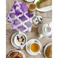 thumbnail image 4 of Purple Morocco Kitchen Dish Towels for Drying Dishes Set of 2, Rustic Country Smear Street Mottled Art Waffle Weave Microfiber Hand Tea Bathroom Towels Quick Dry & Absorbent Towel 15.7x23.6, 4 of 7