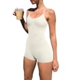 thumbnail image 6 of Cenuakty Women´s Summer Short Skinny Sling Jumpsuit Solid Color Sleeveless Backless Bodysuit, 6 of 7