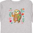 thumbnail image 4 of Inktastic Sloth Cute for Girls Girls Long Sleeve Toddler T-Shirt, 4 of 5