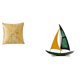 thumbnail image 1 of Funda de almohada,Fundas de cojín para sofá cama,funda de almohada cuadrada,Figura de velero,Escultura de velero de hierro para decoración de oficina y hogar,Estatua de barco de escritorio, 1 of 8