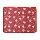 thumbnail image 2 of Almohadilla absorbente de orina para mascotas de color rojo navideño, antideslizante, fácil de secar, para entrenamiento de perros y gatos pequeños, lavable, M 60x45cm, 2 of 6