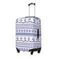 thumbnail image 2 of Daiia Abstract Gondola Snowflake Luggage Cover, Thickened Washable Travel Luggage Covers, Elastic Unique Baggage Covers for 18-20 inch Luggage-Small, 2 of 9