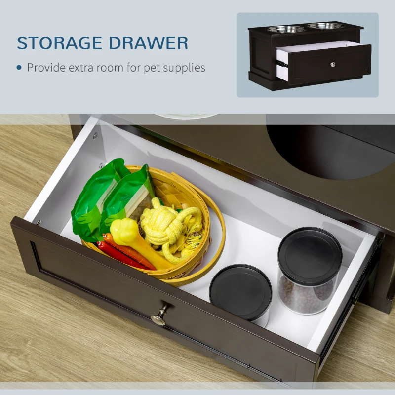 Pet Food Bowl Dog Feeding Station, Large Elevated Dog Bowls