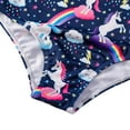 thumbnail image 6 of Esho Girls Long Sleeve One-Piece Swimsuit Kids Beach Swimming Bathing Suit Swimwear 2-12Y, 6 of 7