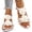 White, variant on Double Blossom Flat Shoes, Elastic Ankle Strap Footwear, Women's Flower T Strap Sandals Sweet Double Blossom Flat Shoes Elastic Ankle Strap Summer Open Toe Casual Beach Footwear, Camel 6