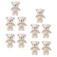thumbnail image 3 of 10 Uds Mini oso de peluche Mini oso muñeca suave pequeños animales de peluche bolsa llavero colgante, 3 of 7