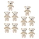 thumbnail image 3 of 10 Uds Mini oso de peluche Mini oso muñeca suave pequeños animales de peluche bolsa llavero colgante, 3 of 7