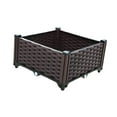 thumbnail image 1 of Recipiente de plantas de cama de jardín , caja de plantador de plantación de plantación fácil de usar fácil de usar para el patio del patio 40cmx40cmx22cm, 1 of 8