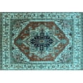 thumbnail image 1 of Ahgly Company Indoor Rectangle Persian Light Blue Traditional Area Rugs, 7' x 9', 1 of 4