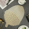 thumbnail image 5 of FastXmas Pinecone Shape Placemats Set,13 x 15.8 Inch Pinecone Table Mat,PVC Dishes Mat, Coffee Bar Mat,Non-slip and Heat Resistant Drainer Mat,Absorbent Draining Mat for Kitchen Table,Dinning,Bedroom, 5 of 5