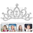 thumbnail image 3 of Miangastore Children Rhinestone Crown Tiara Headband Comb Crowns Hair Decoration Jewelry for Party Birthday Cosplay, 3 of 8