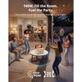 thumbnail image 5 of Ikarao Karaoke Machine, 140W Portable System with Lyrics Screen, 2 Wireless Mics, Autotune & EQ, TV Connect, Perfect for Home, Party, Travel, 5 of 12