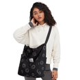 thumbnail image 2 of Bolso de mano KALIDI de pana, tamaño grande, bandolera para mujer, color negro, 2 of 7