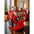 thumbnail image 5 of V6 Engine Resin Mug with Inner Liner, Personalized Mechanical Engine Punk Stainless Steel Cup, Gift for Car Enthusiasts and Collectors, 5 of 8
