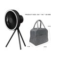 thumbnail image 2 of Ventilador de camping DQrwqpou 10000 mAh carga USB negro, 2 of 6