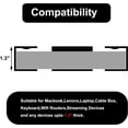 thumbnail image 2 of SIABC-Black Under Desk Laptop Holder Mount with Screw, Under Desk Laptop Mount Bracket, Add On Under Table Keyboard Storage (3 Pcs), 2 of 4