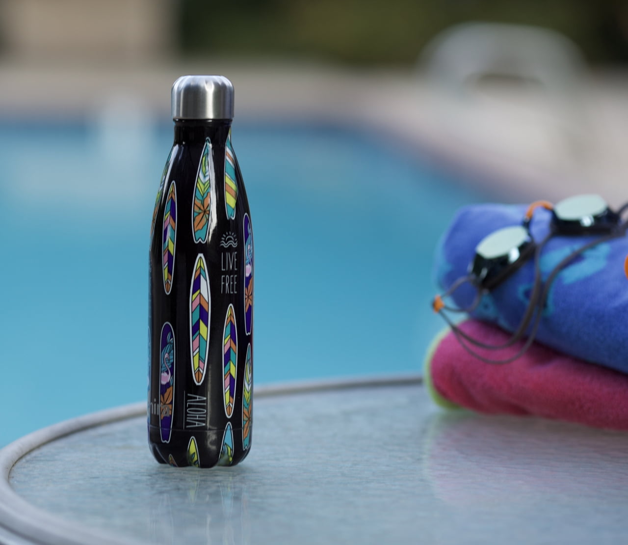 personalised leak proof water bottle