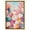 Gold Frame, variant on Oceanic Shells I Canvas Modern Color Abstract by Art Remedy, White Frame, 10" x 15"