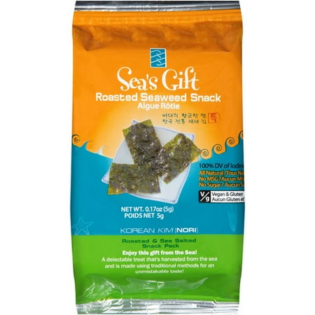 Seas Gift Roasted Seaweed Snack, 0.17 oz
