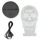 thumbnail image 1 of Luz D colorida, luz 3D de calavera, luz nocturna 7 D, luz nocturna LED, eficiencia óptima, 1 of 8